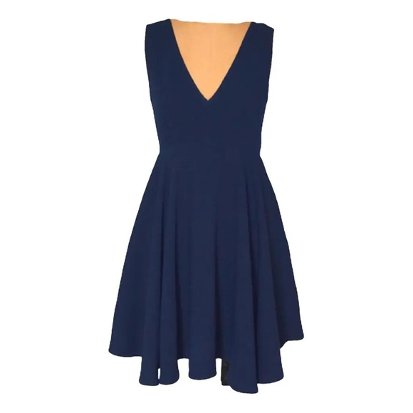 Sandro Dresses & Skirts - Sandro Elegant Navy Backless Dress size 1